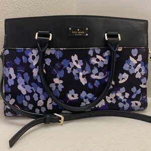 Kate Spade Shoulder Bag Canvas Tote Hydrangea
